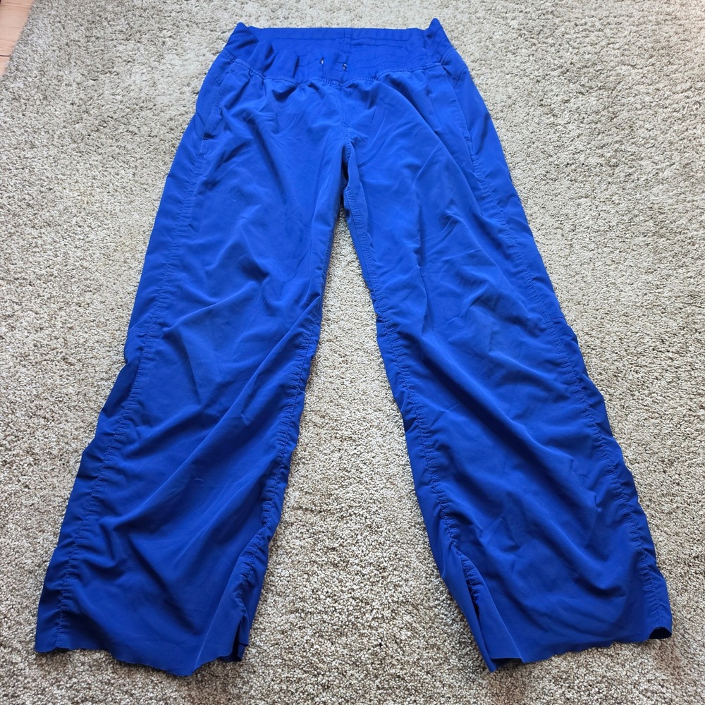 Under Armour Storm Semi-Fitted Pants Womens Large Blue Straight Leg Athletic